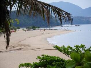 Praia da Cocanha, em Caraguatatuba