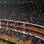 Multidão começa a lotar o Estádio FNB (Soccer City) em Soweto. A chuva que caia  afastou muitos da cerimônia. Foto: Reuters