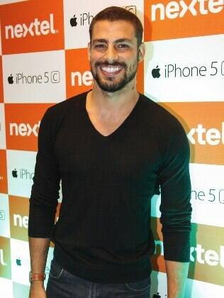Cauã Reymond no evento da Nextel