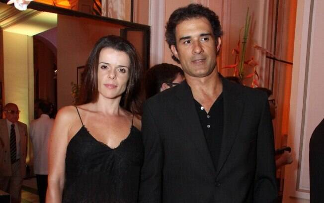 Marcos Pasquim e a ex-namorada Lucienne Moraes