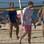 Longe dos estúdios, Tiago Leifert joga vôlei com o amigo Caio Ribeiro. Foto: Wallace Barbosa/AgNews