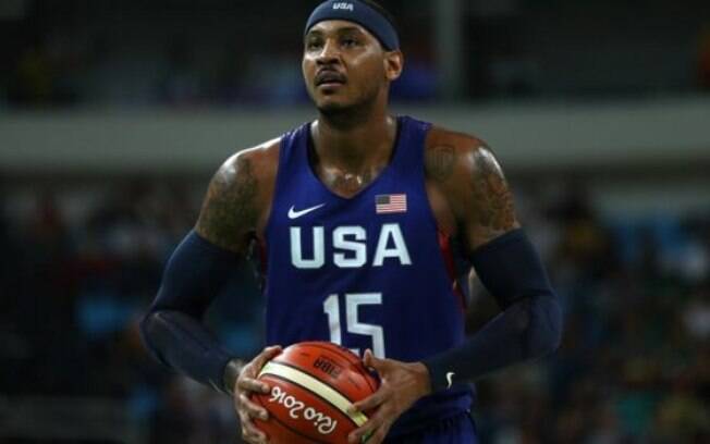 O jogador da NBA Carmelo Anthony