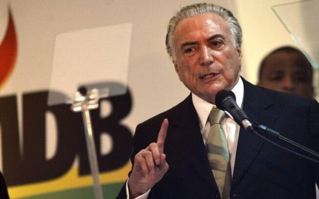 O vice-presidente da República, Michel Temer: principal articulador do rompimento com Dilma