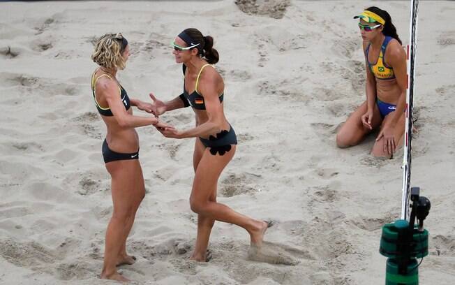A dulpa alemã venceu Larissa e Talita na semifinal do vôlei de praia