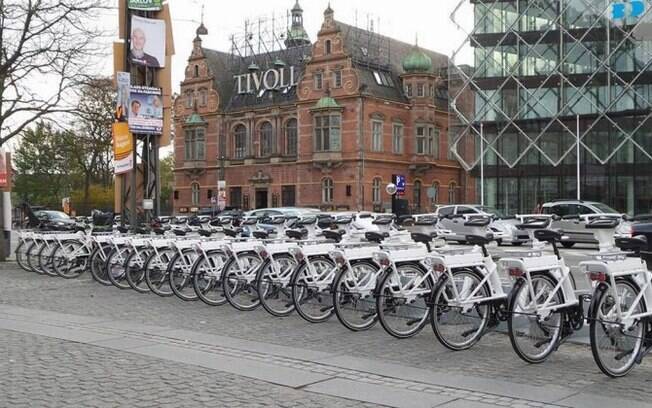 Bicicletas inteligentes em Copenhague