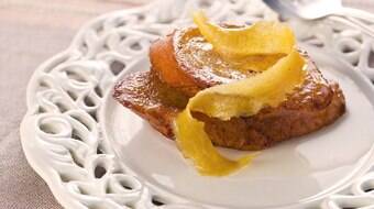 Rabanadas com calda de limão