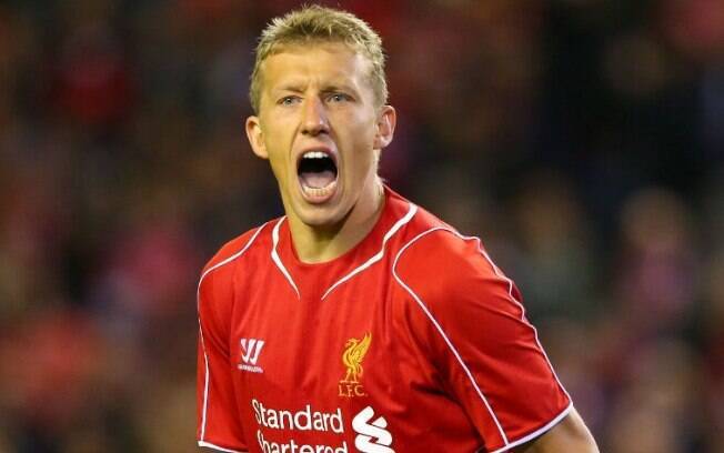 Lucas Leiva, volante do Liverpool