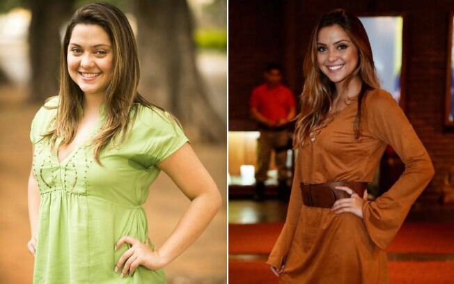 O antes e depois de Polliana Aleixo