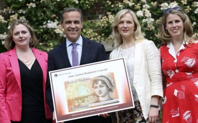 Após campanha, Reino Unido incorporou Jane Austen em uma nota da libra esterlina