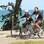 A dupla enfrentou o sol forte do inverno carioca. Foto: AgNews/PhotoRioNews