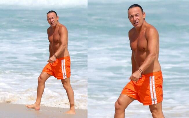 Às vésperas de completar 64 anos, Bruce Springsteen mostra boa forma no Rio