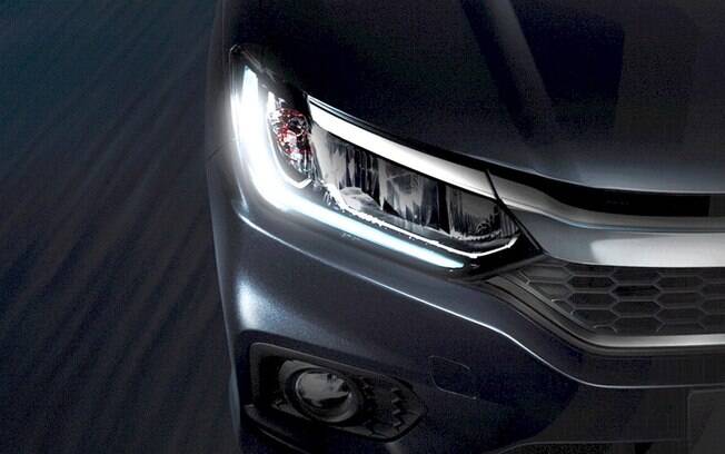 Teaser mostra como ficará a versão renovada do sedã Honda City, que ainda continua sem mudanças no Brasil Teaser mostra como ficará a versão renovada do sedã Honda City, que ainda continua sem mudanças no Brasil