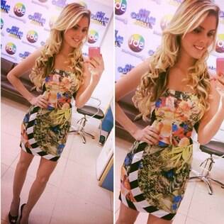 Bárbara Evans pronta para entrar no ar