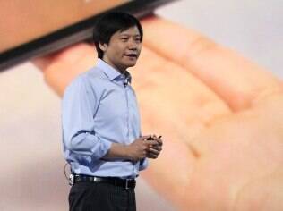 Lei Jun, fundador e presidente da Xiaomi, em evento da empresa