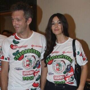 Vincent Cassel e Monica Bellucci estavam morando no Brasil no último ano