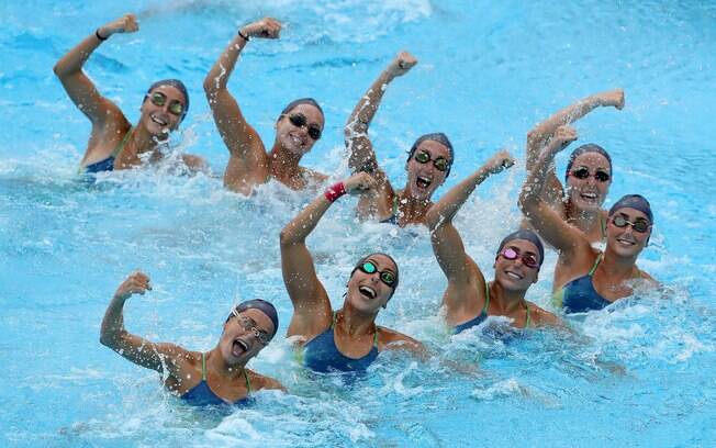 Brasil disputar no Rio a prova em equipes do nado sincronizado pela primeira vez