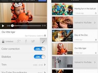 YouTube ganha aplicativo para gravar vídeos com o celular