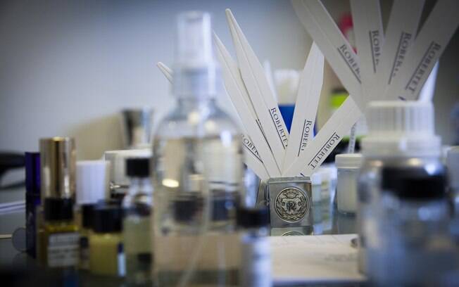 Laboratório da Robertet Fragrances em Nova York