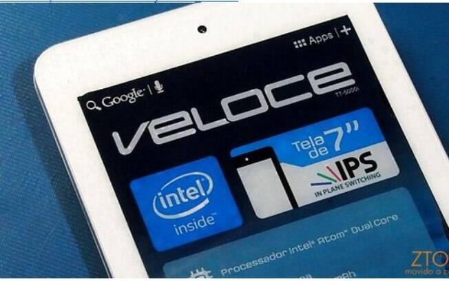 Tablet TecToy Veloce de 7 polegadas baseado na plataforma Intel chegou ao mercado pelo preço sugerido de R$ 399