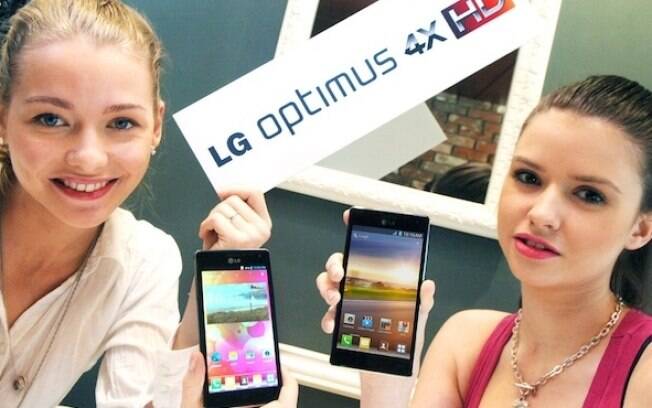 Smartphone LG Optimus 4X HD com processador de quatro núcleos
