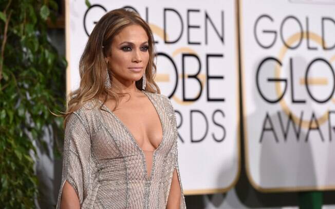 Jennifer Lopez no Globo de Ouro 2015. Foto: AP