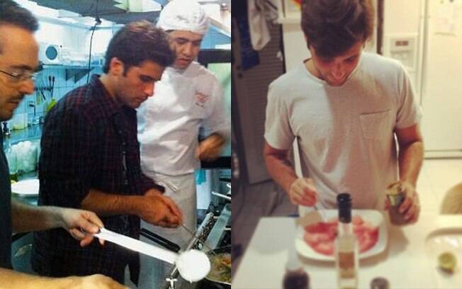 Bruno Gagliasso adora ir para a cozinha. O ator já foi até convidado para comandar o fogão de um restaurante em SP
