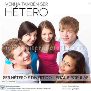 Vem ser hétero você também