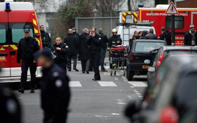 Ataque a sede de revista em Paris deixa ao menos 12 mortos. Veja imagens
. Foto: AP