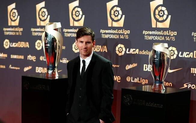 Messi foi eleito o melhor jogador da temporada 2014/2015 do Campeonato Espanhol