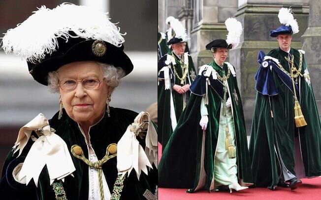 Ao lado da avó, rainha Elizabeth II, Príncipe William recebe a honra mais alta de um nobre