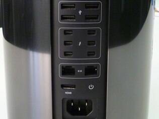 Conexões do Mac Pro ficam na parte traseira