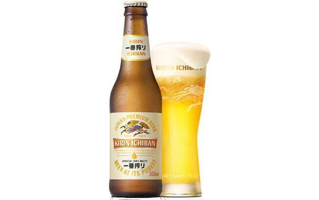Cerveja Japanese Rice Lager, da Kirin Ichiban Cerveja Japanese Rice Lager, da Kirin Ichiban