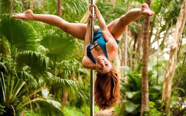 Segundo Vanessa (foto), a aula sempre apresenta um desafio novo, com uma acrobacia diferente