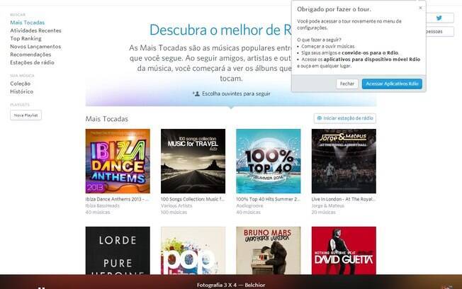 As redes sociais e, sendo assim, seus contatos, ganham mais força no Rdio