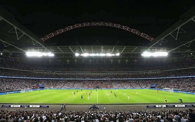 O maior destaque da atual edição da UEFA Champions League foi o Tottenham, que encheu o mítico Estádio Wembley, em Londres, com 85.011 pagantes