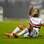 Luis Fabiano reclama de falta com o árbitro. Foto: Gazeta Press