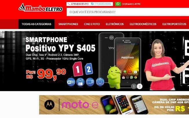 Suspeito desde as primeiras horas da Black Friday, o site só aceitava pagamentos via boleto