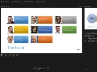 Power Point ganhou modo apresentação, para facilitar gestão dos slides