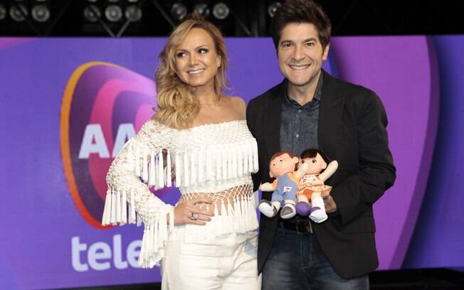 Eliana e Daniel são os padrinhos do Teleton