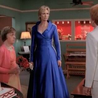 Nadine pode ter se inspirado na personagem Sue Sylvester da série americana 'Glee'