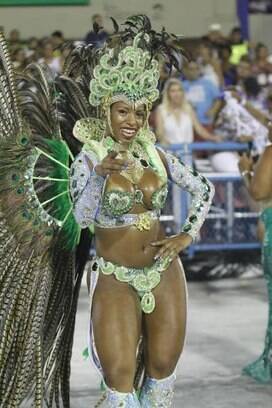 Destaque da Império Serrano. Foto: AgNews