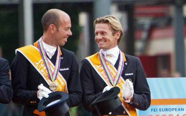 Edward Gal e Hans Peter Minderhoud, da Holanda