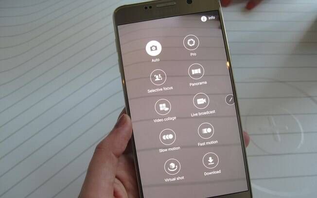 Novo recurso da câmera do Note 5 e também do S6 Edge + permite que usuário faça transmissões ao vivo