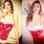 Alessandra Ambrósio e Miranda Kerr postaram fotos vestidas de mamãe noel sexy. Foto: Reprodução