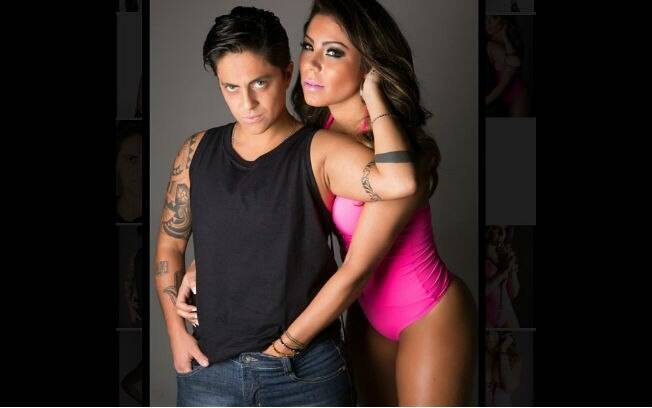 Thammy e a sua amada Andressa