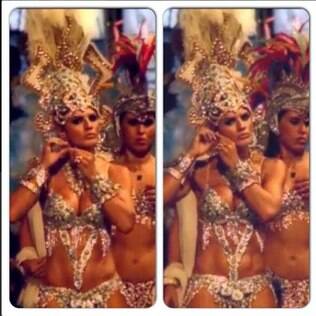 Mirella Santos durante o carnaval: imagem aparece em clipe de Beyoncé