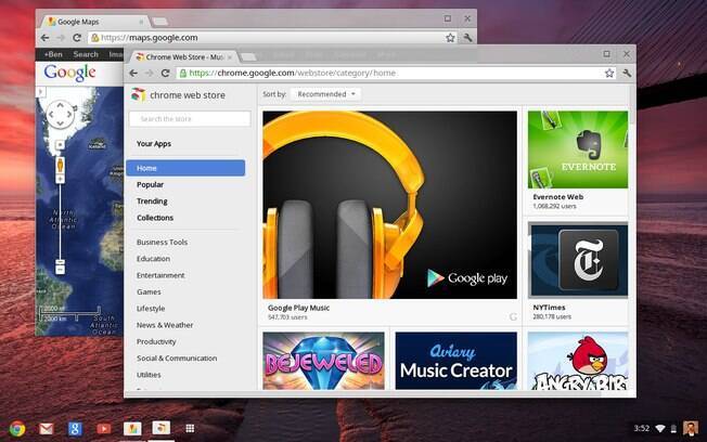 Nova interface do ChromeOS é mais parecida com Windows, o que deve atrair novos usuários