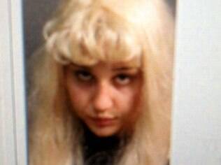 Foto feita da atriz Amanda Bynes na prisão na semana passada