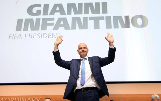 Gianni Infantino foi eleito o novo presidente da Fifa