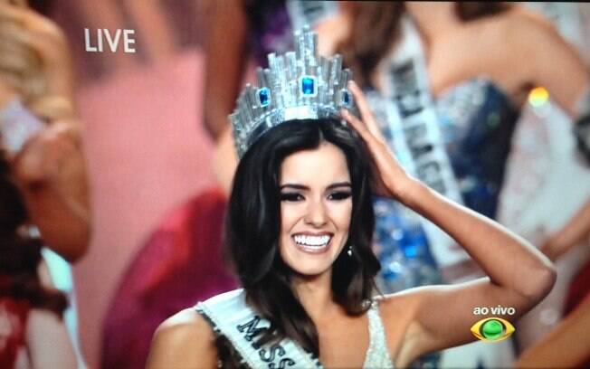 Colombiana Paulina Vega é eleita Miss Universo. Foto: Reprodução